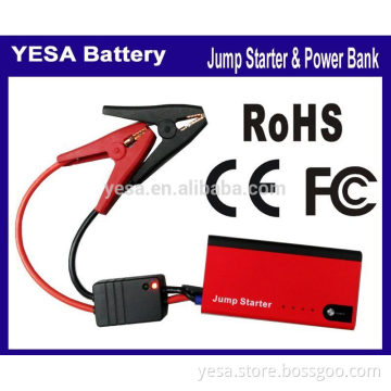for any displacement Gasoline Car / Diesel Vehicle Thin Tpye 11000mAh Li-ion battery for USB EC5 output Jump Starter